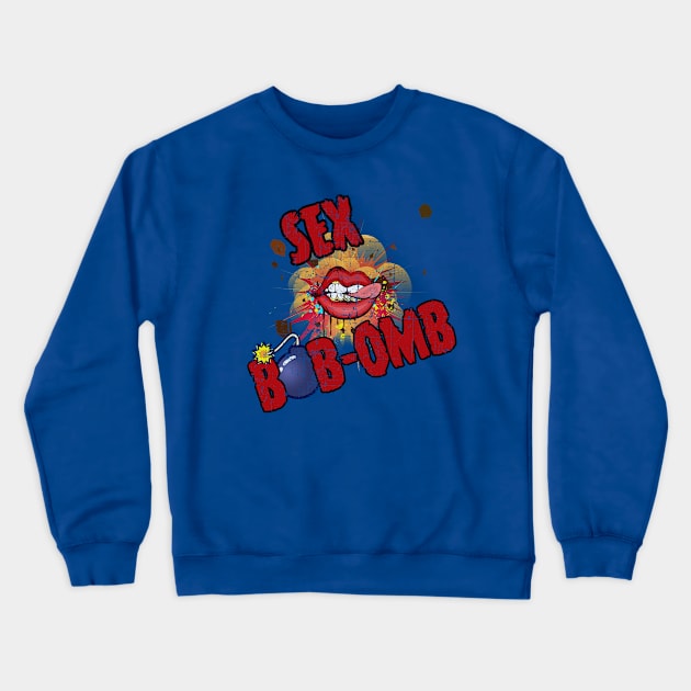 Sex Bob Omb from Scott Pilgrim Crewneck Sweatshirt by woodsman